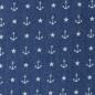 Preview: Hilco Jeans Stary Anchor blau weiß Webware Sterne Anker